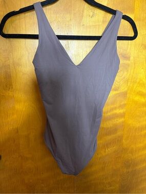 NWOT - SUUKSESS Shapewear Bodysuit Brown Size Small Seamless Tummy Control